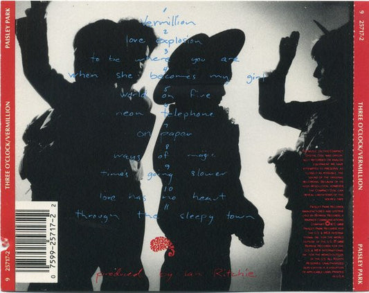 The Three O'Clock : Vermillion (CD, Album)