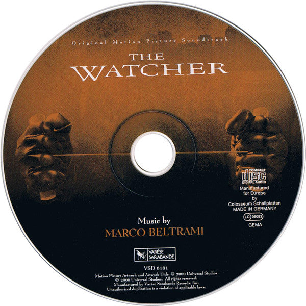 Marco Beltrami : The Watcher (Original Motion Picture Soundtrack) (CD)