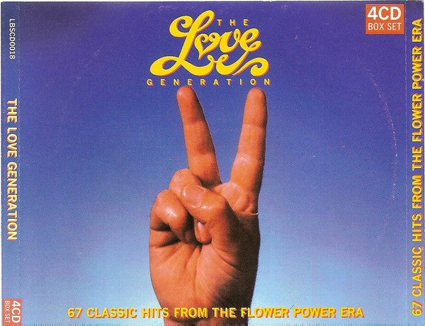 Various : The Love Generation - 67 Classic Hits From The Flower Power Era (4xCD, Comp)