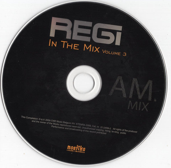 Regi : In The Mix 3 (2xCD, Mixed)