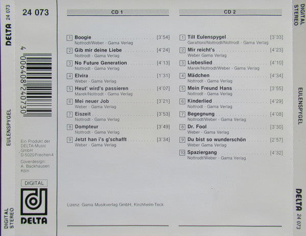 Eulenspygel : Eulenspygel / Laut & Deutlich (2xCD, Comp)