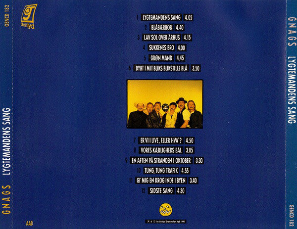 Gnags : Lygtemandens Sang (CD, Album)