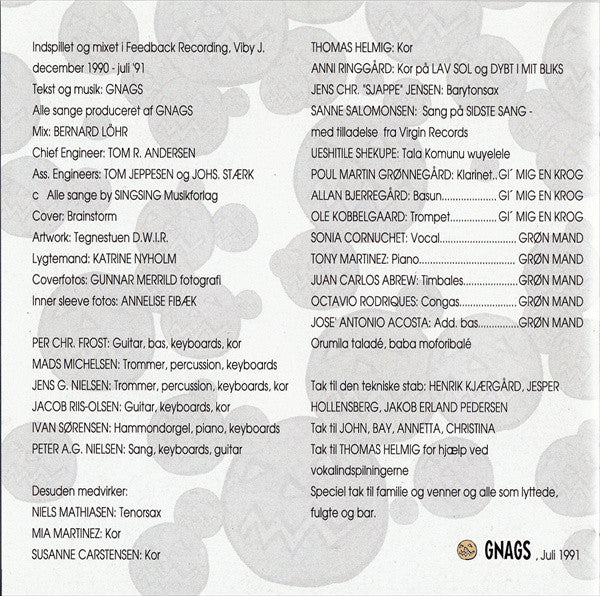 Gnags : Lygtemandens Sang (CD, Album)