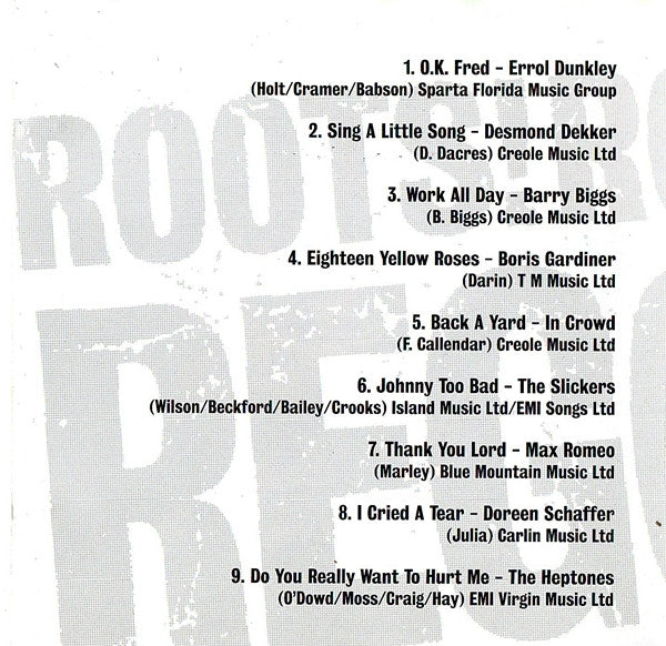 Various : Roots! Rockers! Reggae! - Volume One (CD, Comp)