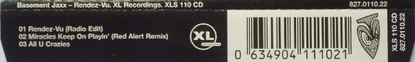 Basement Jaxx : Rendez-Vu (CD, Single)
