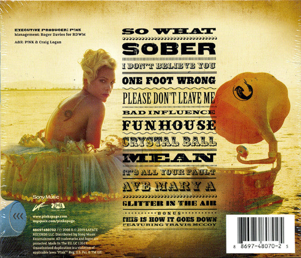 P!NK : Funhouse (CD, Album, DBS)
