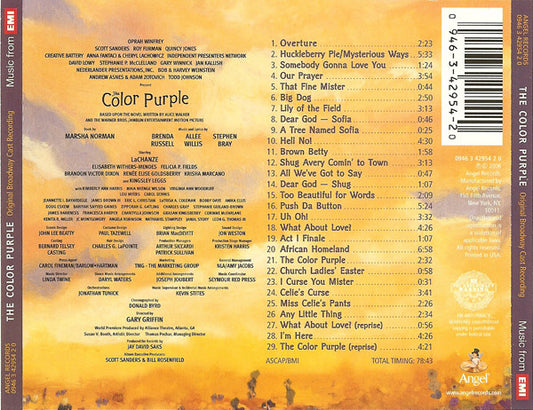 Oprah Winfrey Presents Various : The Color Purple (Original Broadway Cast Recording) (CD)