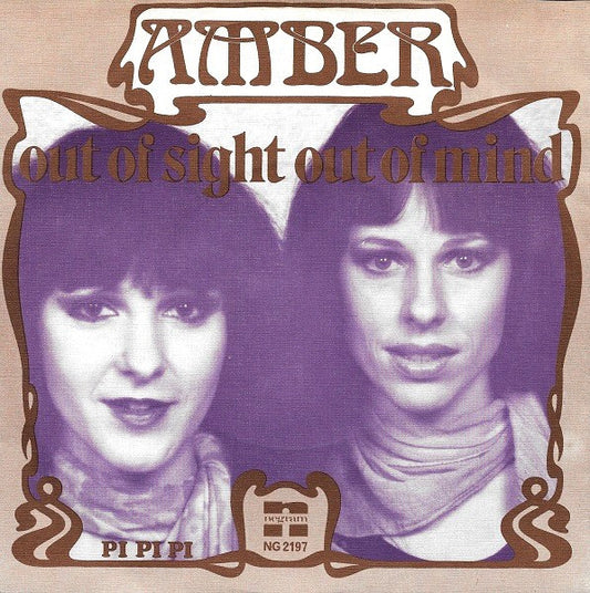Amber (13) : Out Of Sight Out Of Mind (7", Single)