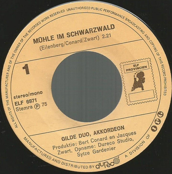 Gilde Duo : Mühle Im Schwarzwald  (7")