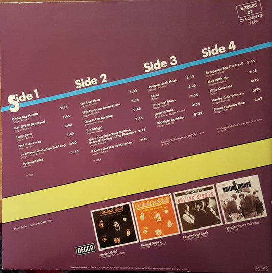 The Rolling Stones : In Concert (2xLP, Album, Comp)