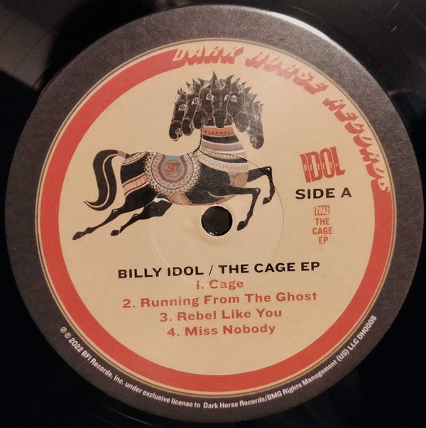 Billy Idol : The Cage (12", EP, 180)