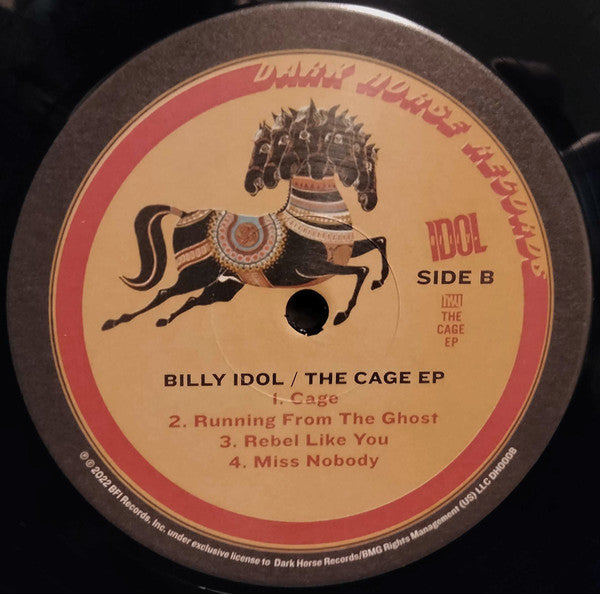 Billy Idol : The Cage (12", EP, 180)