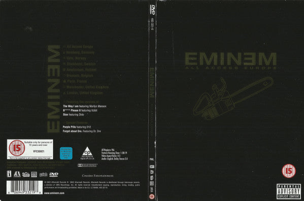Eminem : All Access Europe (DVD-V, Copy Prot., PAL, DVD)