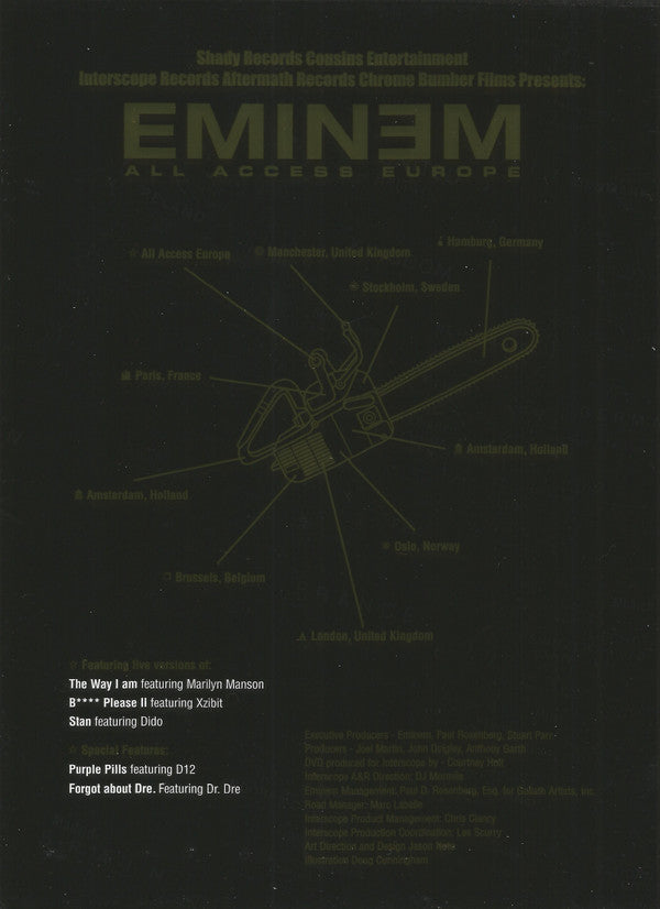 Eminem : All Access Europe (DVD-V, Copy Prot., PAL, DVD)