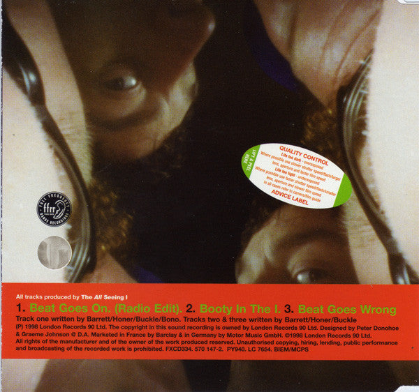 The All Seeing I : Beat Goes On (CD, Single)