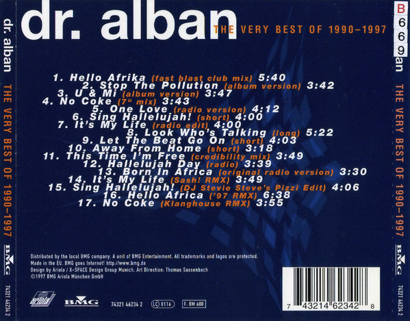 Dr. Alban : The Very Best Of 1990 - 1997 (CD, Comp)