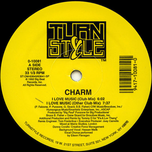 DJ Charm : I Love Music (12")