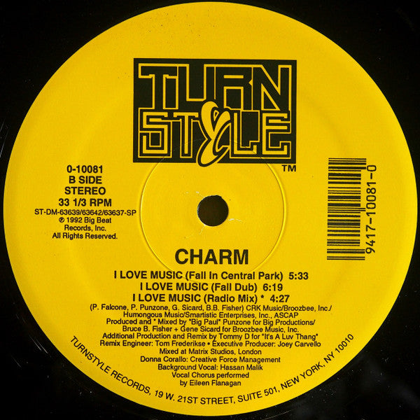 DJ Charm : I Love Music (12")