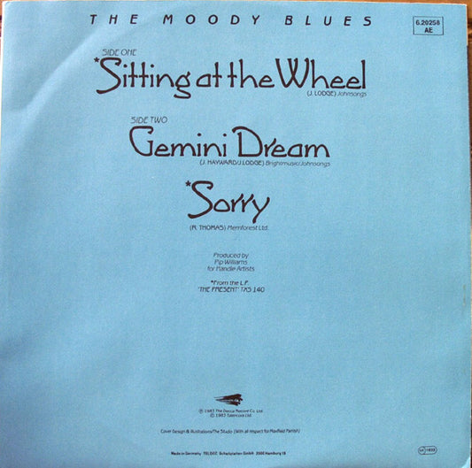 The Moody Blues : Sitting At The Wheel (12", Maxi)