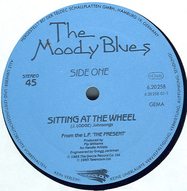 The Moody Blues : Sitting At The Wheel (12", Maxi)