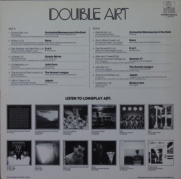 Various : Double Art (LP, Comp)