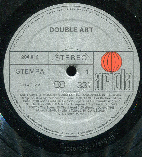 Various : Double Art (LP, Comp)