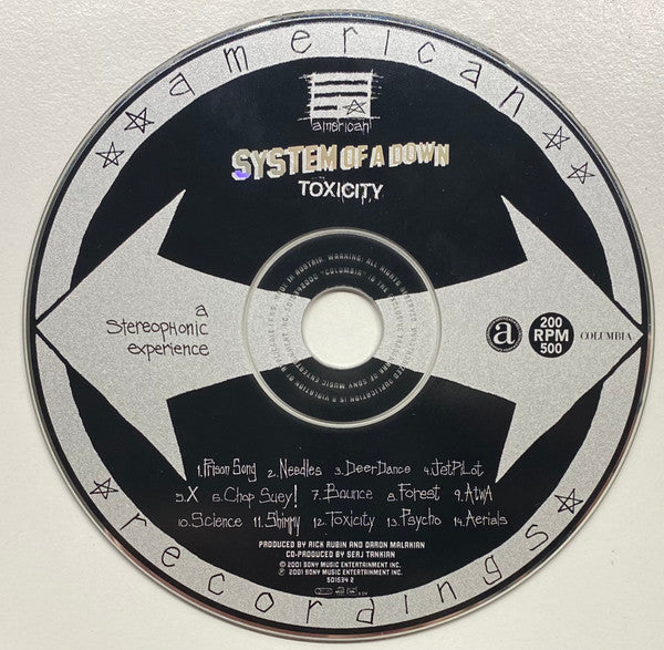 System Of A Down : Toxicity (CD, Album + CD-ROM, Ltd)