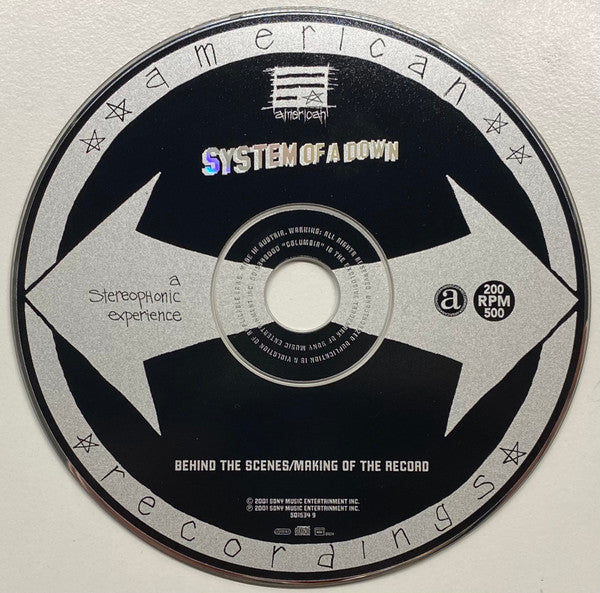 System Of A Down : Toxicity (CD, Album + CD-ROM, Ltd)