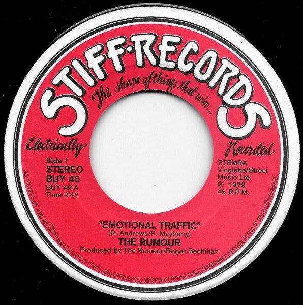 The Rumour : Emotional Traffic (7")