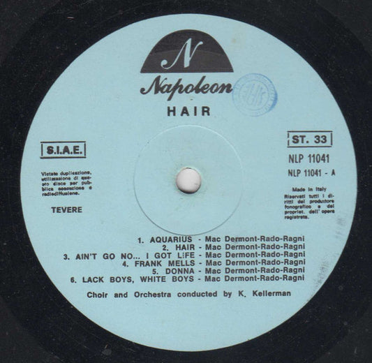 Unknown Artist : Hair (LP, Album)