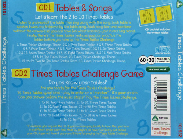 Various : Times Tables Challenge (2xCD)