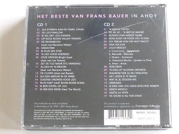 Frans Bauer : Het Beste van Frans Bauer In Ahoy (2xCD, Comp)