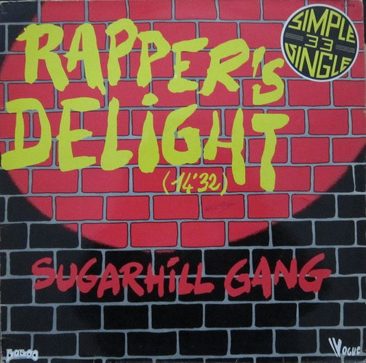 Sugarhill Gang : Rapper's Delight (12", Ltd, Gre)