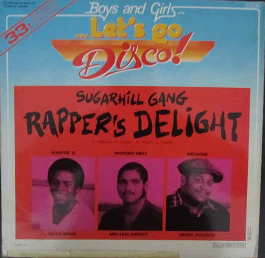 Sugarhill Gang : Rapper's Delight (12", Ltd, Gre)