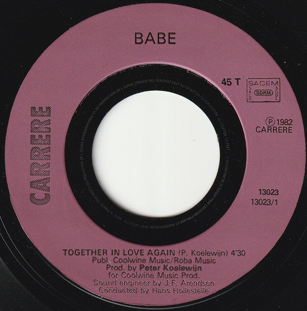 Babe (2) : Together In Love Again (7", Single)