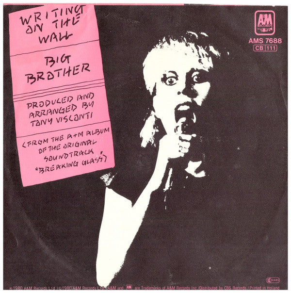 Hazel O'Connor : Writing On The Wall / Big Brother (7", Single)