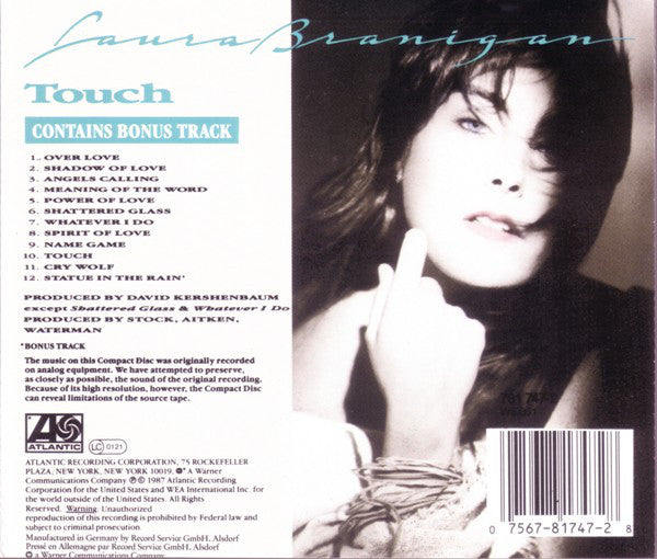 Laura Branigan : Touch (CD, Album)
