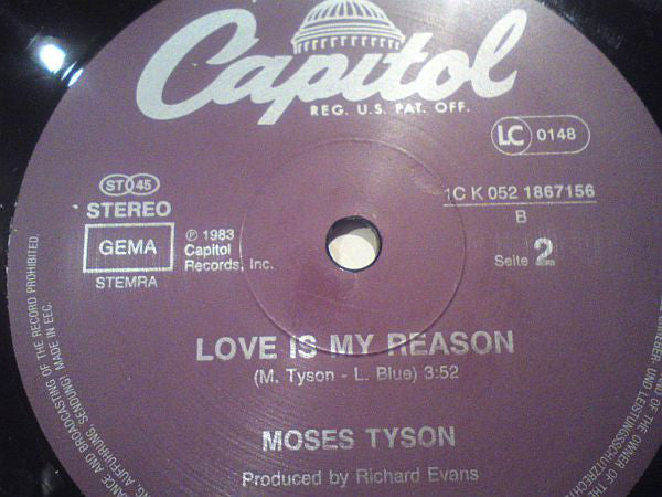 Moses Tyson, Jr. : Do You Want My Love (12", Maxi)