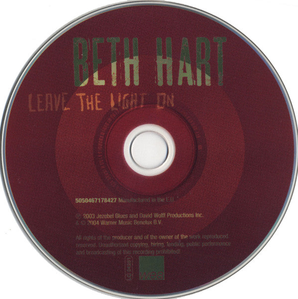 Beth Hart : Leave The Light On (CD, Single)