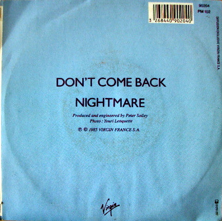 Comateens : Don't Come Back (7", Single)