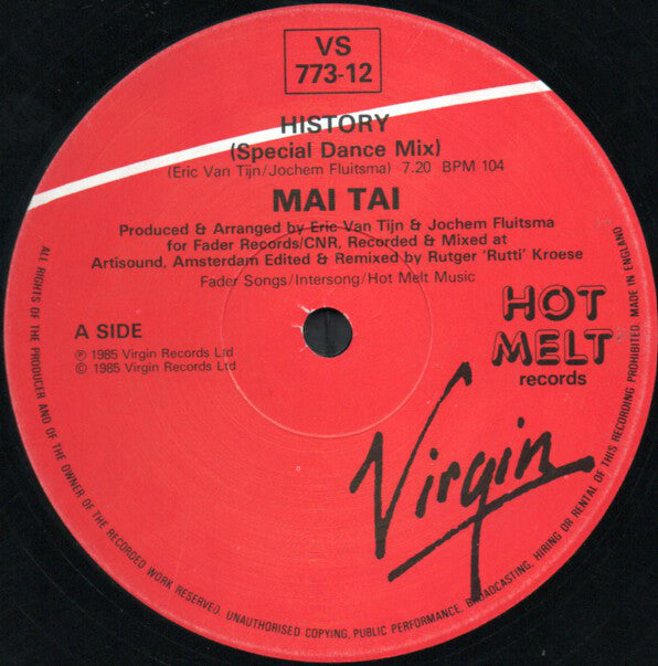 Mai Tai : History (12", Single)