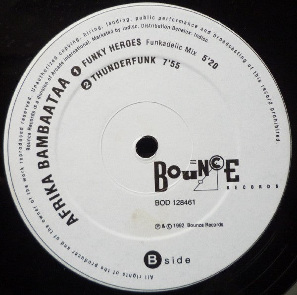 Afrika Bambaataa : Funky Heroes (12")
