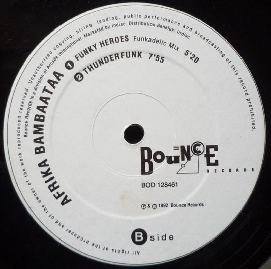 Afrika Bambaataa : Funky Heroes (12")