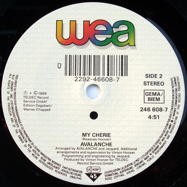 Avalanche (8) : I Will Wait (7", Single)