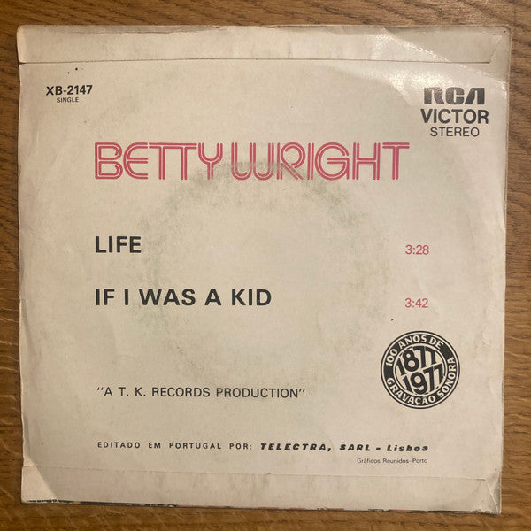 Betty Wright : Life (7", Single)