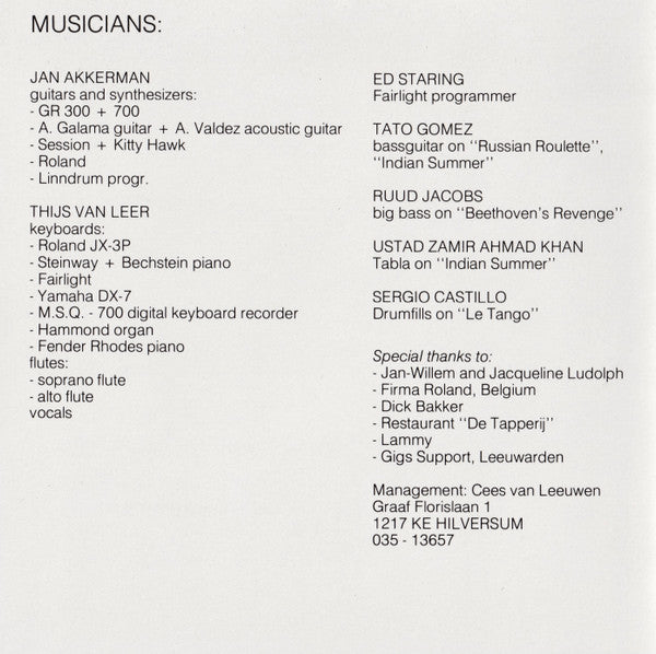 Jan Akkerman & Thijs van Leer : Focus (CD, Album)