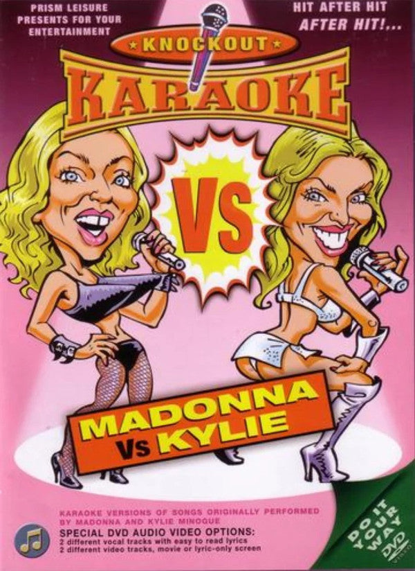 Unknown Artist : Knockout Karaoke : Kylie Vs Madonna (DVD, Unofficial, PAL)