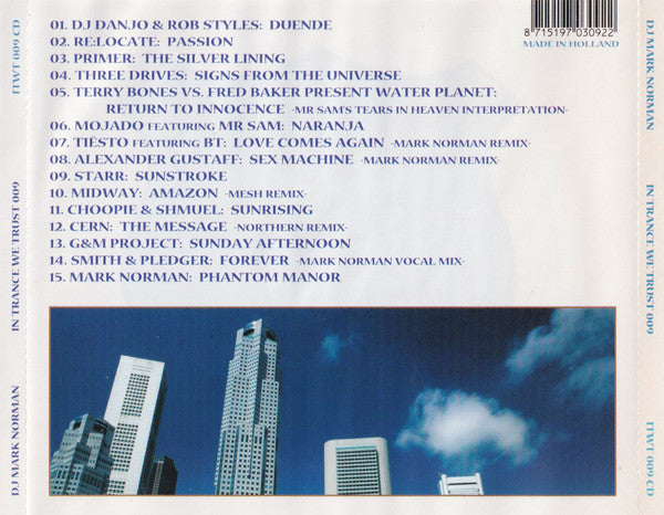 Mark Norman : In Trance We Trust 009 (CD, Comp, Mixed)