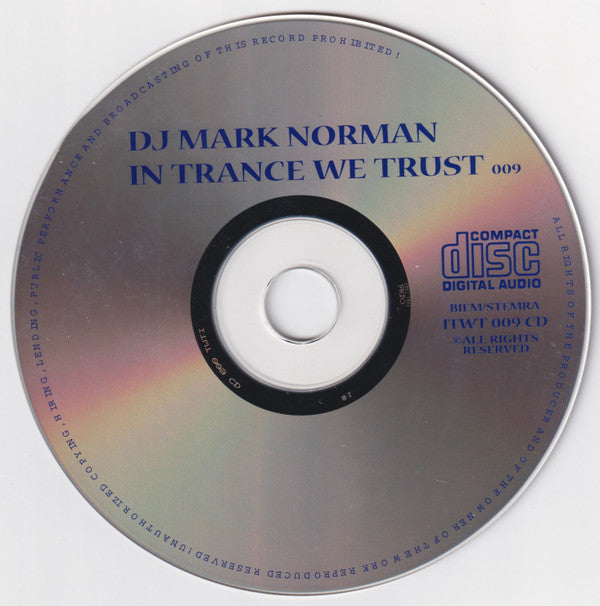 Mark Norman : In Trance We Trust 009 (CD, Comp, Mixed)