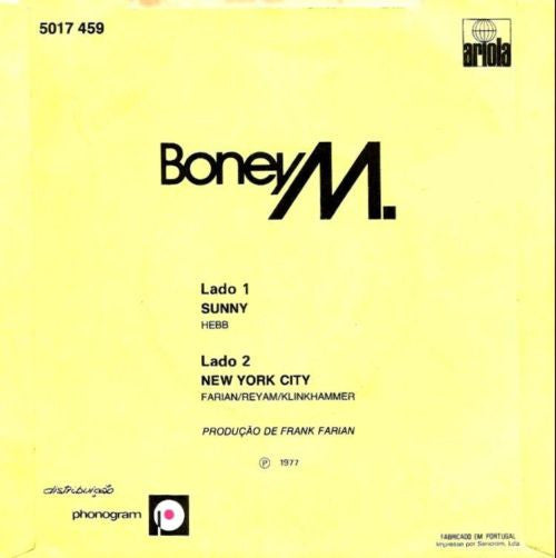 Boney M. : Sunny (7", Single)